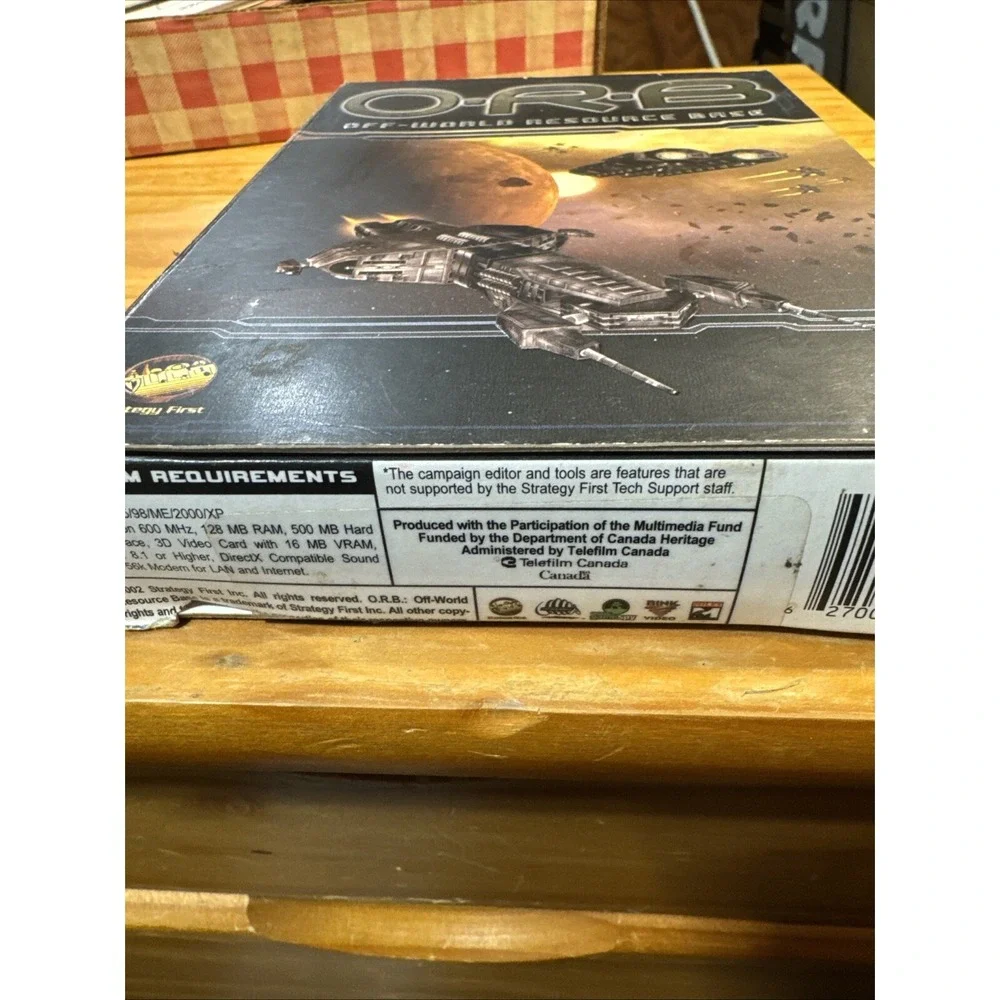 O.R.B. Off-World ORC PC Resource Base NTSC Game 2002 Medium Box Nice